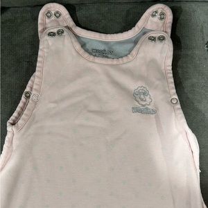 Two Woolino Sleep Sacks (Lilac 2-4 yo & Rose 2-24 mos)